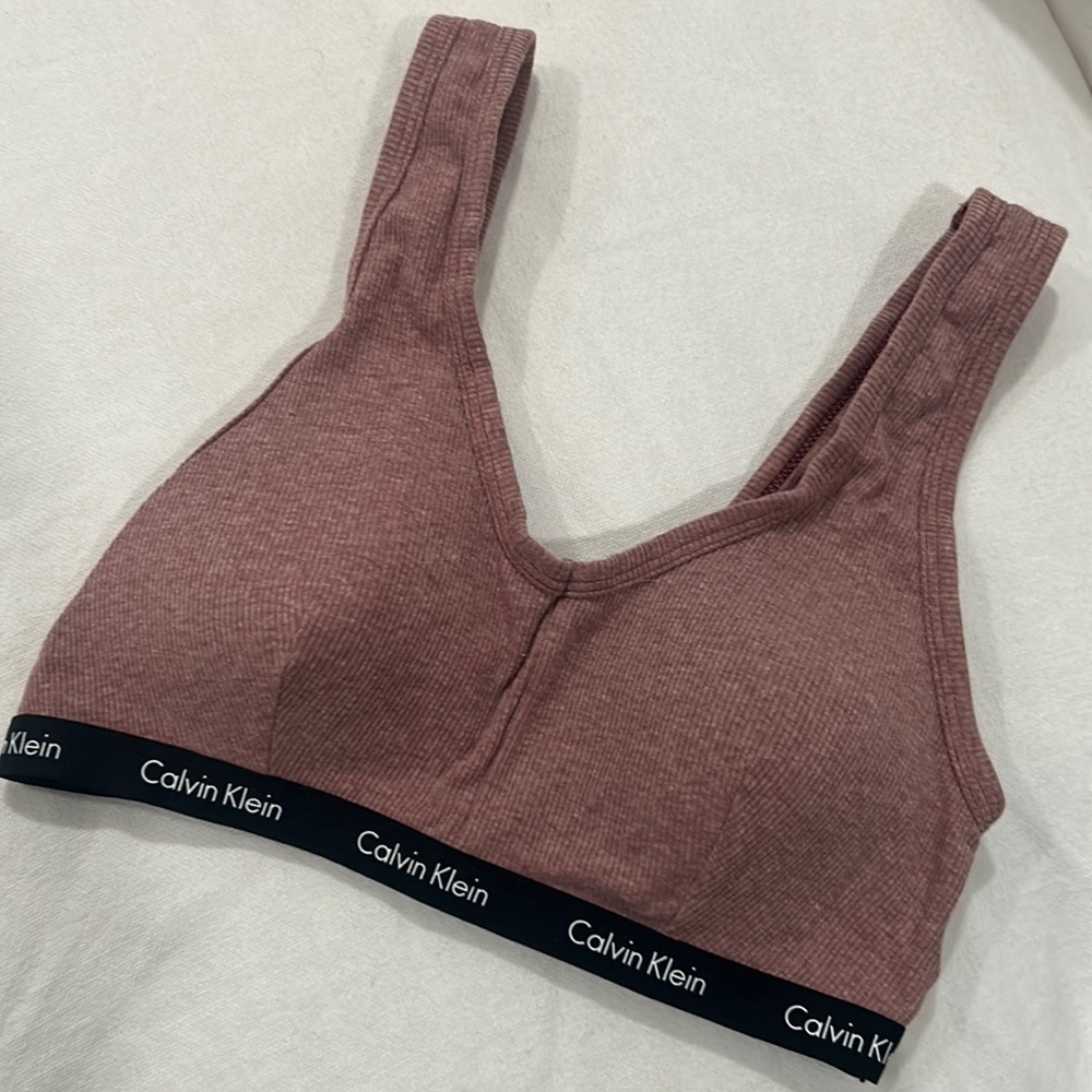 Calvin Klein Red Bralette Top